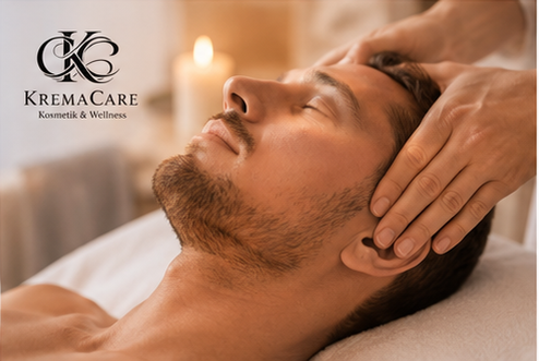 Entspannende Gesichtsmassage